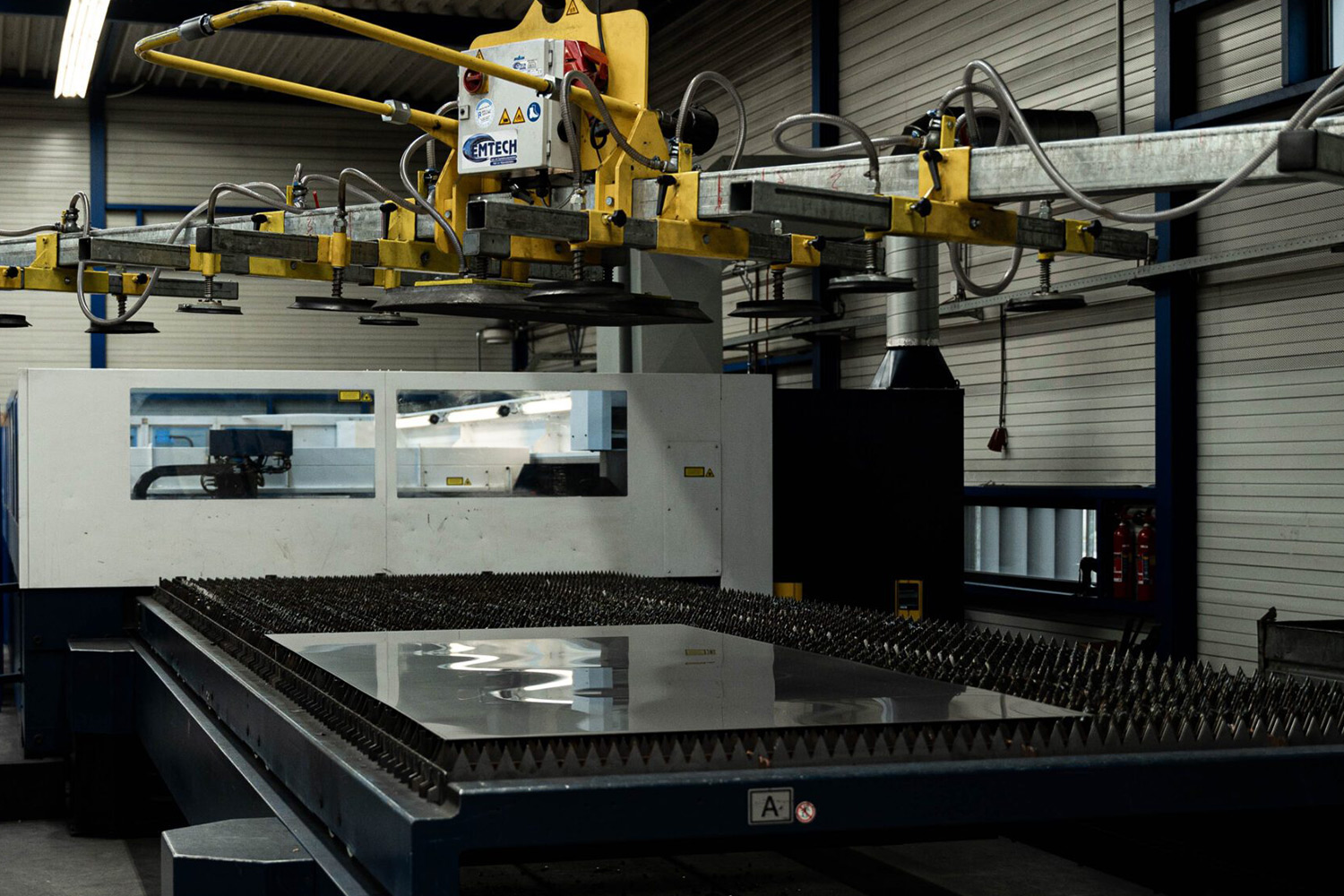 Groot plaatwerk lasersnijden tot 6000 mm