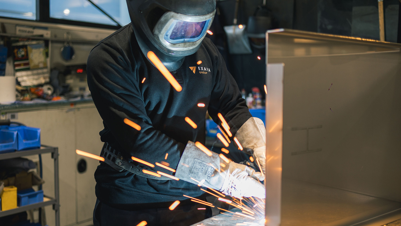 Laswerk in staal, rvs en aluminium