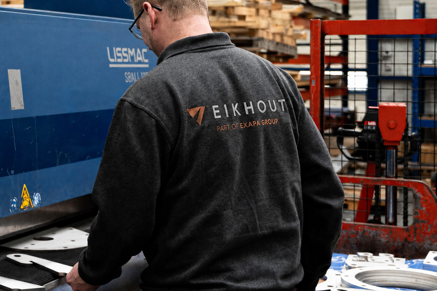 Afbraammachine van Eikhout Metaalwerken